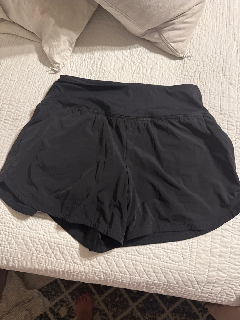 Spyder Women's Black Athletic Shorts with High Waistband - Picture 2 of 4